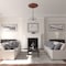 Ekena Millwork Viceroy Ceiling Medallion (Fits Canopies up to 4 7/8"), 35 1/8"OD x 4 7/8"ID x 2 1/2"P, Firebrick CM35VIFIF - alternate 4